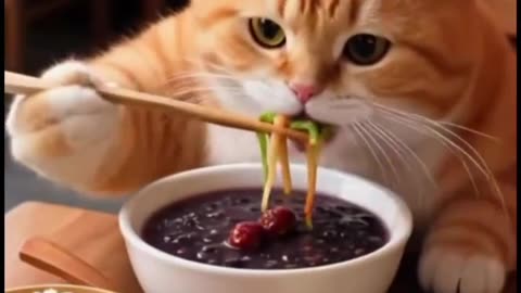 "Cats Eat Special Momos & Soup 🥟🍲🐱 | Funny Feast Challenge!"