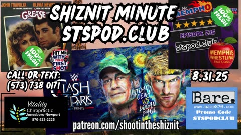 SHIZNIT MINUTE 8.31.025-BT talks about CLASH IN PARIS!!!!