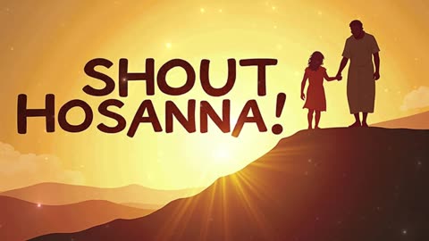 Shout Hosanna! 🎵 Kids Palm Sunday Worship Song | Little Lamb Studios