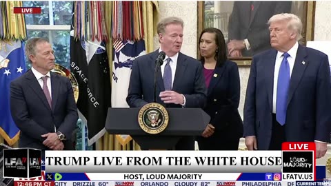 TRUMP LIVE FROM THE WHITE HOUSE - LOUD MAJORITY LIVE