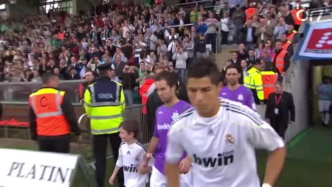 Cristiano Ronaldo First Match for Real Madrid