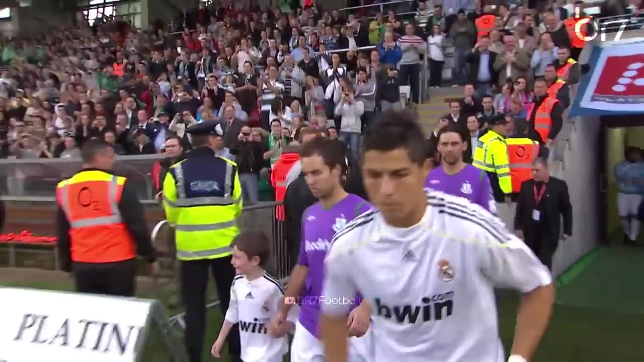 Cristiano Ronaldo First Match for Real Madrid