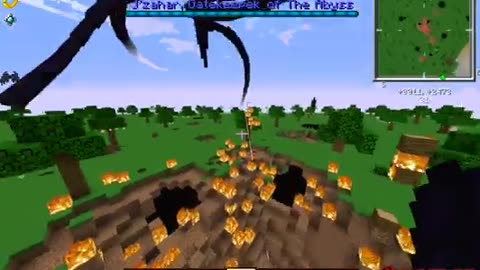 Minecraft mob battle jhzar gatekeeper to the abyss vs wither storm