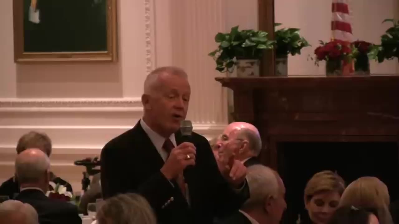 Edward F. Cox gives toast to President Nixon