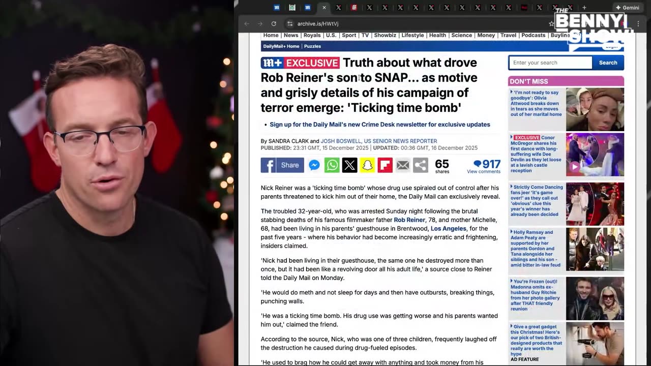 Inside Rob Reiner’s SHOCKING Fight With Son At Conan O’Brien House Before Murder | Obama Connection…