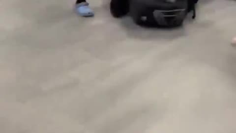 Black attacks White girl