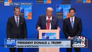 PEACE THROUGH STRENGTH: President Trump Speaks At NATO Summit