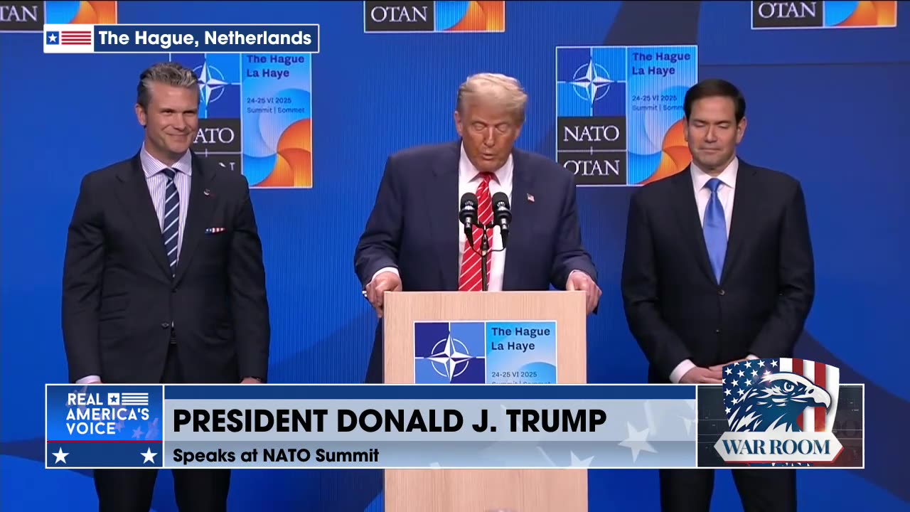 PEACE THROUGH STRENGTH: President Trump Speaks At NATO Summit