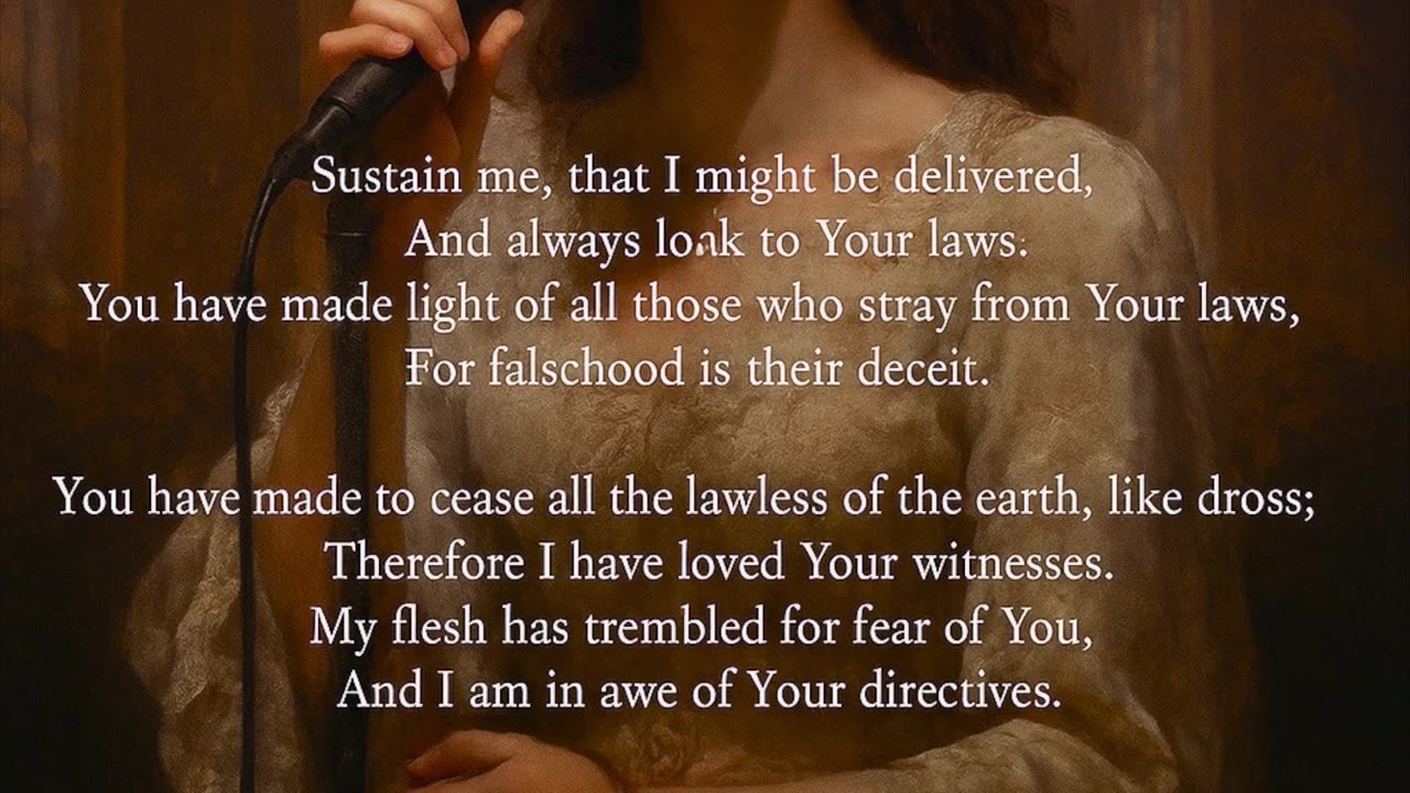 Sustain Me, Yahuah – A Cry from the Remnant (Psalm 119:117–122)