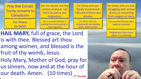 Mary's Daily Live Holy Rosary Prayer at 8:00 p.m. EDT 06/12/2025