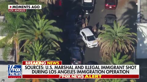 U.S. Marshal SHOT after an illegal alien RAMMED a federal vehicle in Los Angeles