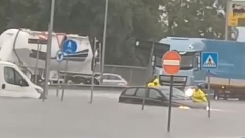 Heavy Floods Due To Extreme Rainfall In Fiorano Modenese Of Modena Province, Italy (06/16/25)