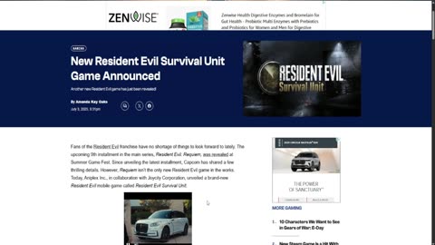 New Resident Evil Game Announcement is a Disappointment