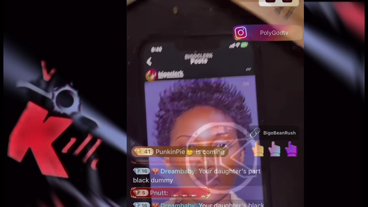 POLY GOD BIG MAD WITH EMPRESS HE SHOWS HOW RACIST HE IS TOO BLACK PEOPLE