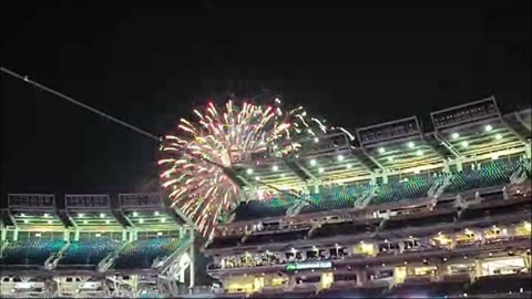 fireworks after Nationals game July 3rd