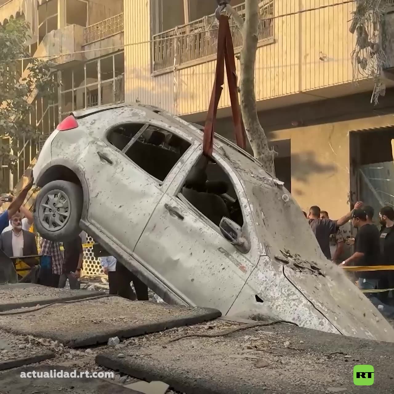 😢 Así ha quedado un edificio residencial en Irán devastado tras ataque israelí