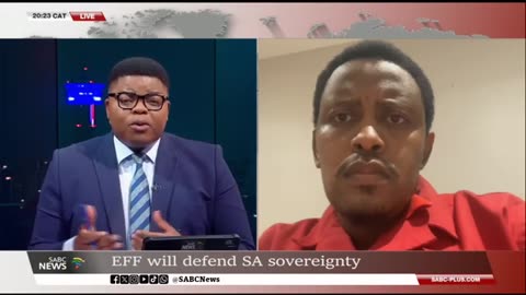 SA-US Relations EFF reacts to Trump accusations
