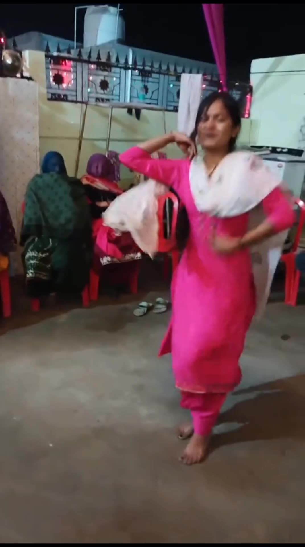 Young Girl Hot Dance In Marriage Function Party