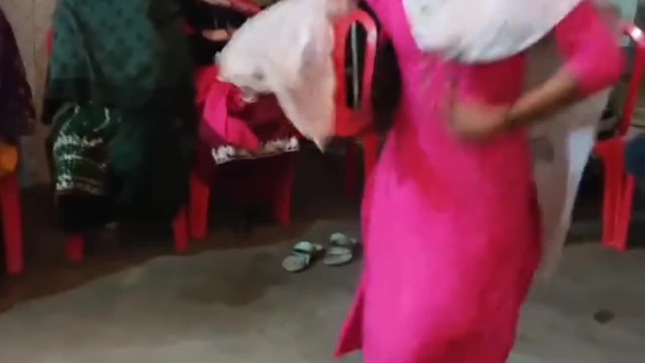 Young Girl Hot Dance In Marriage Function Party