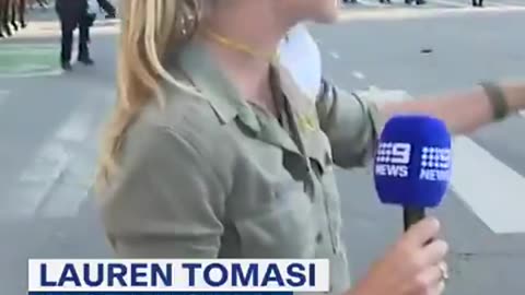 Reporter Yelps In Pain As SWAT Officer Nails Her With Rubber Bullet During Live Segment