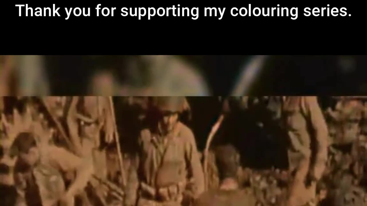 A Soldier’s Burden US Tank Crewman Comforted in Okinawa 1945 #ColourisedHistory