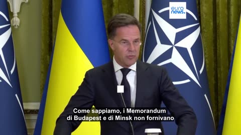 NOTIZIE DAL MONDO Rutte(NATO):'Dobbiamo assicurarci che Putin non tenti mai più di attaccare l'Ucraina' detto da uno che era a giugno 2025 alla riunione del Club Bilderberg 2025 a Stoccolma in Svezia...