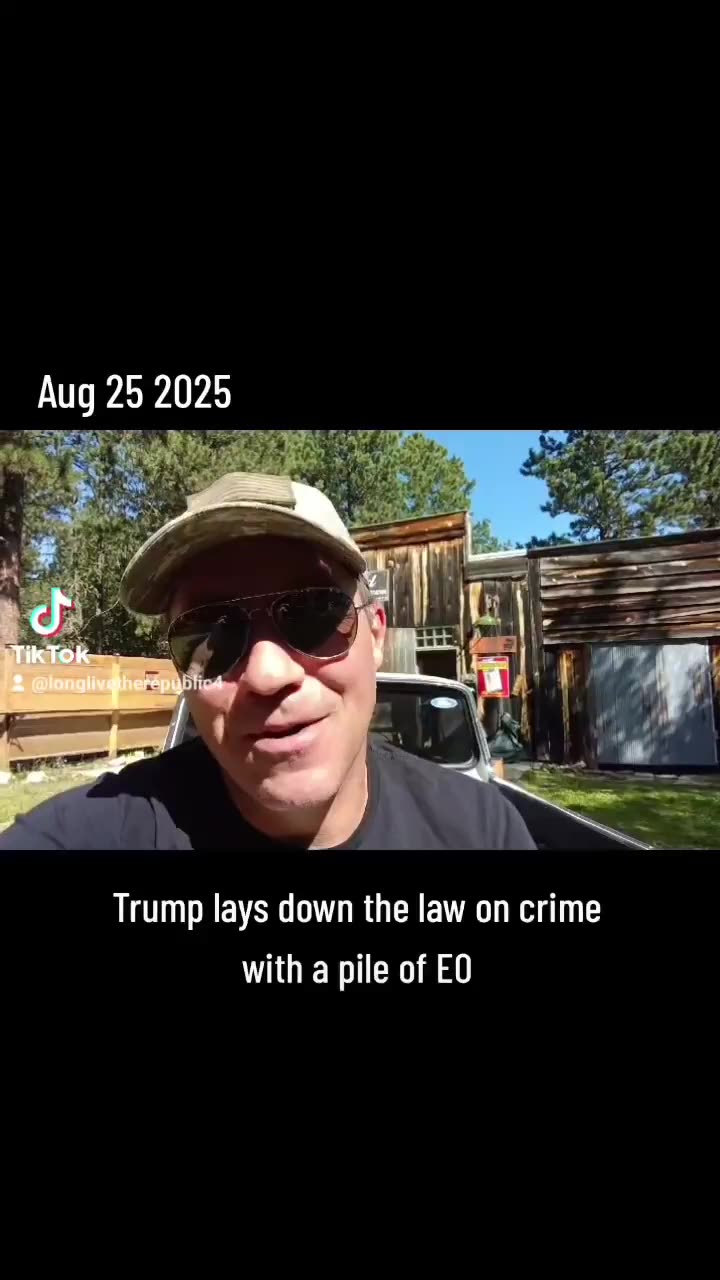 Trump Lays Down The Law On Crime