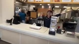 Wendy's employee loses it after being accused of pocketing a customer's change