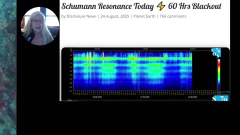 Blind AGAIN =Schumann Resonance Reading ⚡️ Power 60 Hrs Blackout 8/24/25