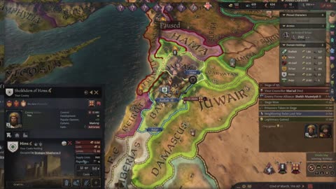 The Sheikh of Druze EP 9 (Crusader Kings III) Advanced Difficulty Character.