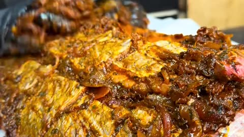 cook big, delicious gourami fish