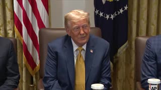 Trump participates in Cabinet meeting