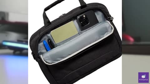 Amazon Basics Laptop Carrying Case with Shoulder Strap and Handle, Large Capacit