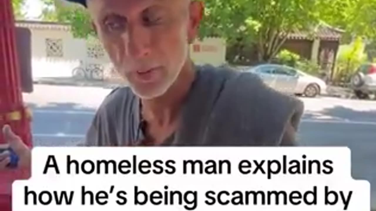 HOMLESS MAN EXPLAINS NON PROFIT SCAM