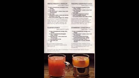 1982 Beverages with a Real Difference by Borden