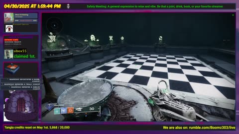 Destiny 2: 4-30-25 Perdition is the Lost Sector. Void/Strand Surge. Maybe some Schedule 1 later.