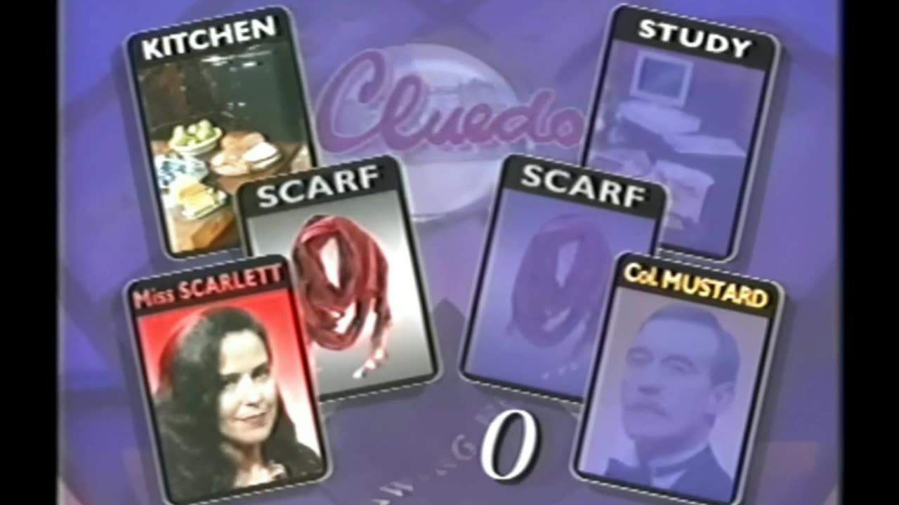 Cluedo (1991) S2E1 "A Deadly Deal"/Michael Jayston, Mollie Sugden, David McCallum