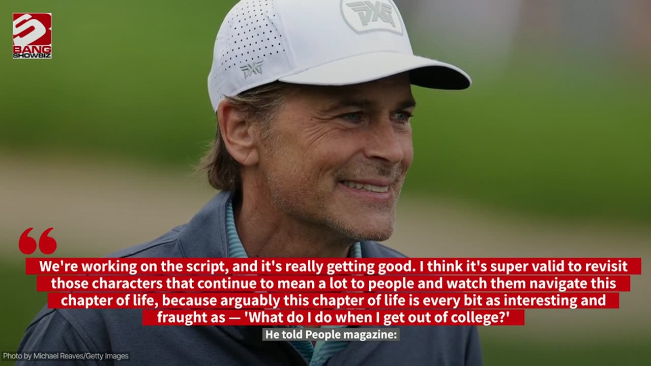 Rob Lowe teases a sequel for St Elmo Fire