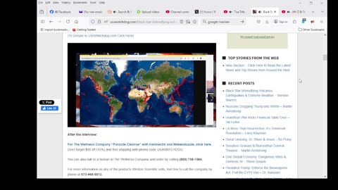 Black Star Intensifying Volcanos, Earthquakes & Extreme Weather – Weston Warren