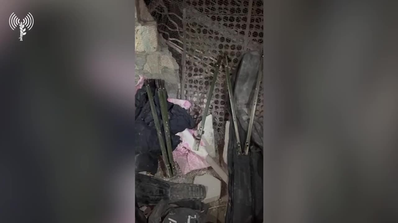 Exploiting the civilian population: A weapons depot belonging to the Hamas terrorist organization