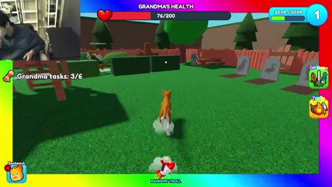 Roblox Cat VS Grandma Game Gameplay Part #1 With Live Commentary