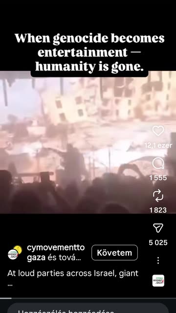 Miközben zajlik a népírtàs Izrael polgàrai így ünnepelnek