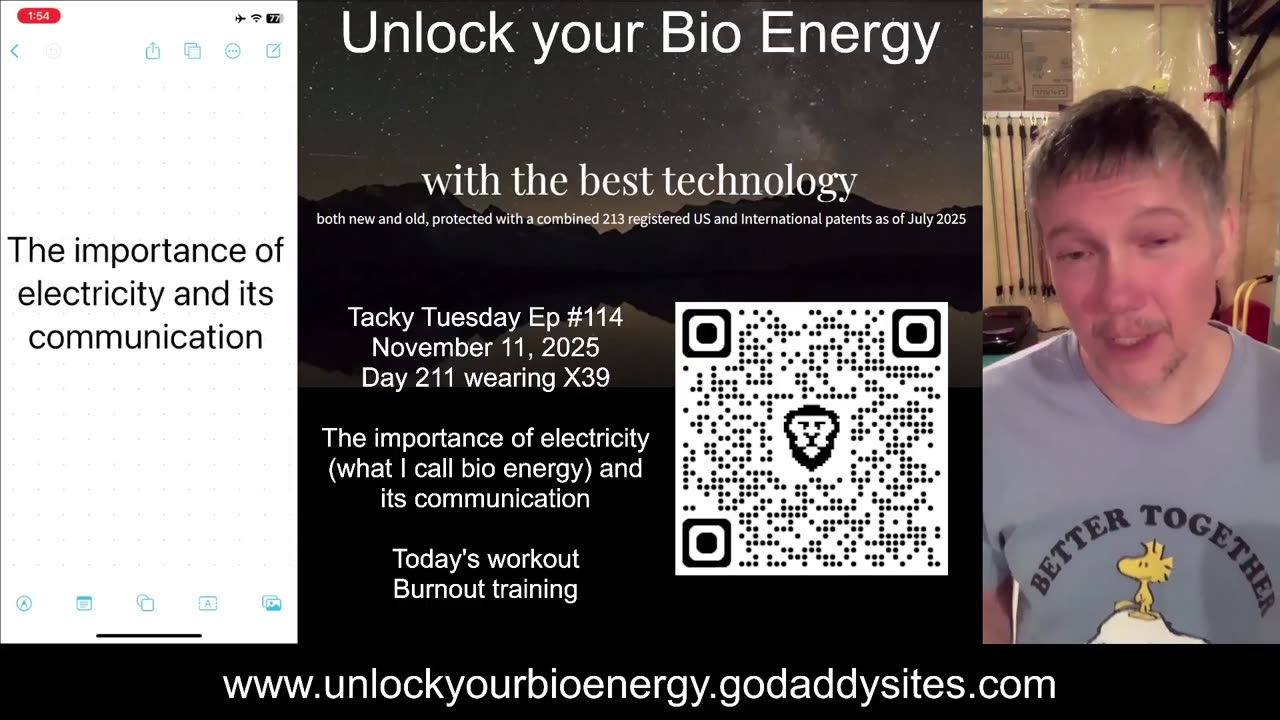 The importance of electricity Part 1, your bio energy, and its communication Ep 114 Nov 11 2025