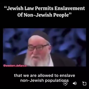 to enslave non jews...