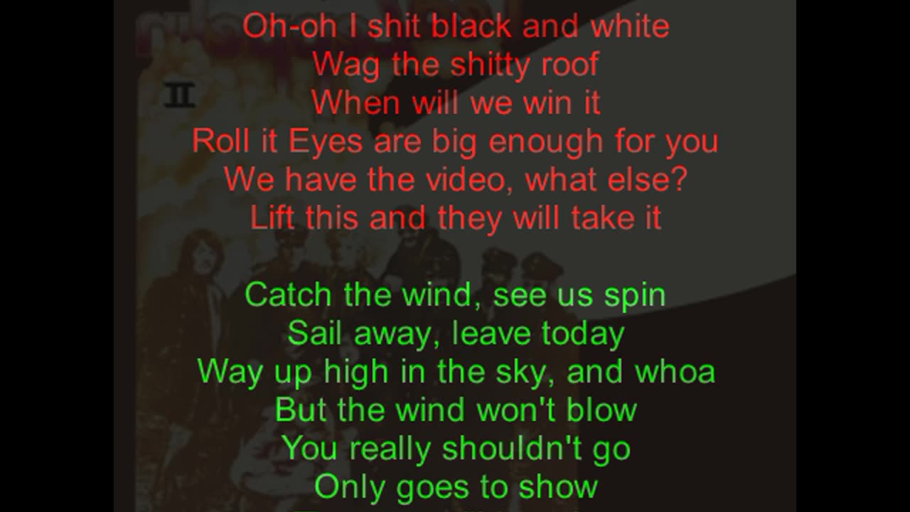 Led Zeppelin II #2 What Is And What Should Never Be (backward lyrics in red)