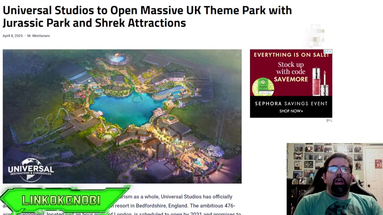 Universal Studios Update On The UK Tourism