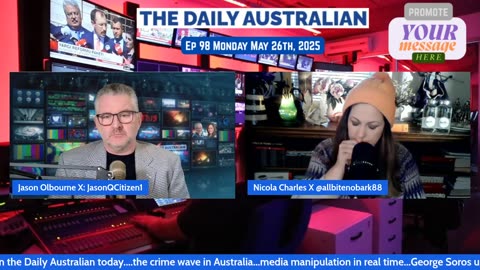 THE DAILY AUSTRALIAN EP. 98 w/ Nicola Charles & Jason Olbourne
