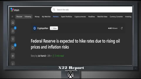 X22- [CB] Counting On War To Raise Rates, Big Fail.