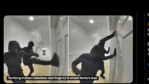 lawless UK is out of control two fugs try to kick door in because they were reported for ASB