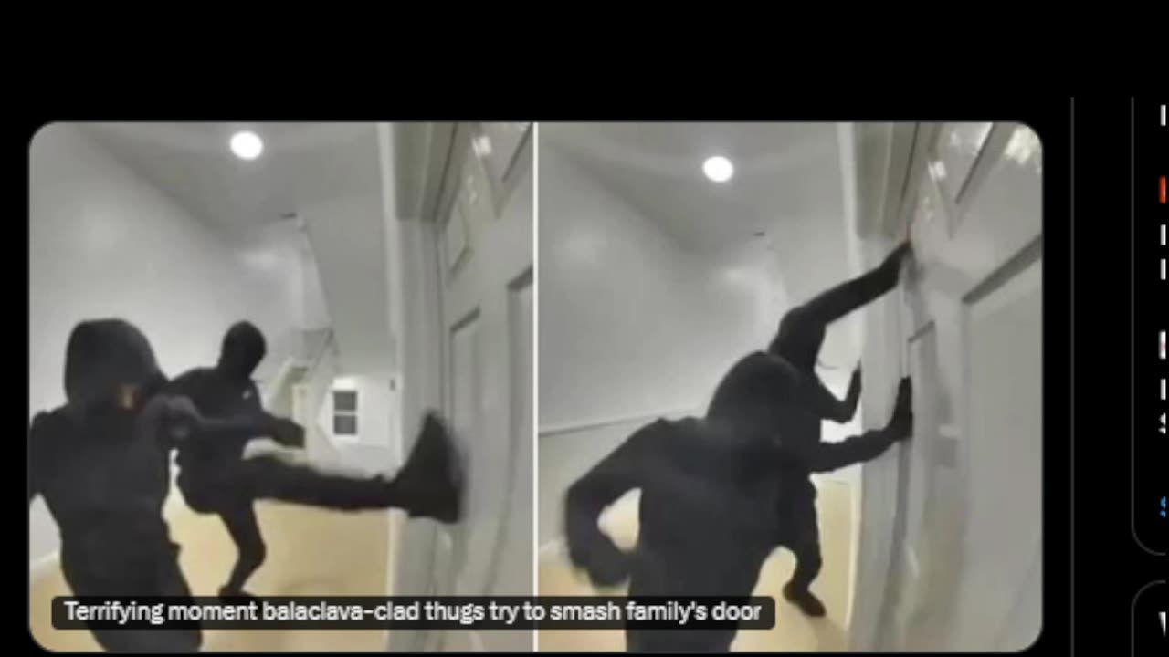 lawless UK is out of control two fugs try to kick door in because they were reported for ASB